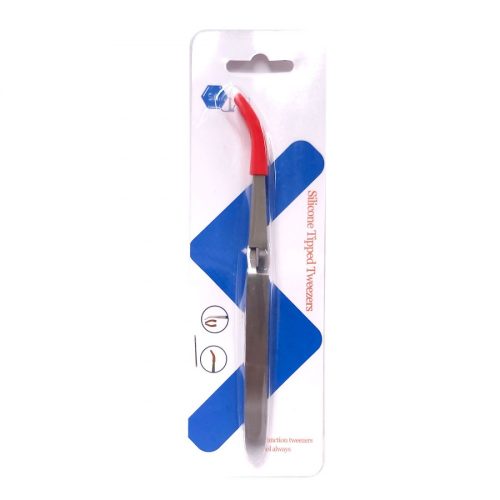 Dabber Pinza Punta Silicona Roja